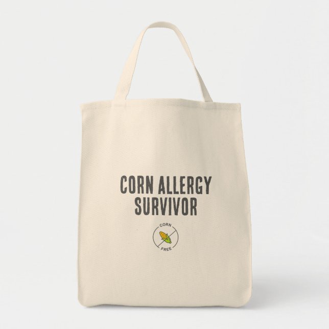 Tote Bolsa de compra de Sobrevivência do Milho (Frente)