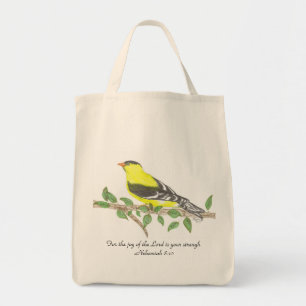 Tote Bolsa de compra orgânica Goldfinch