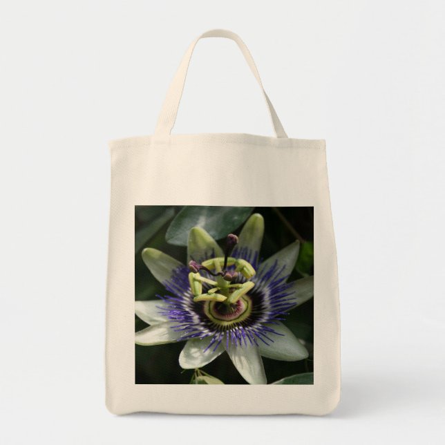 Tote Bolsa de compra Passiflora Fleur de la Passion (Frente)