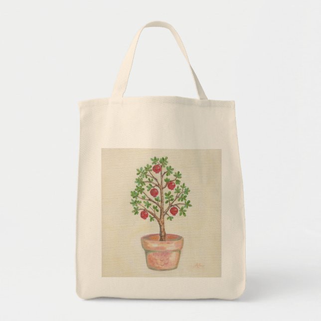 Tote bolsa de compra Pomegranate (Frente)