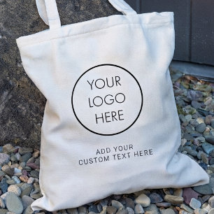Tote Bolsa de Compras Básica de Logotipo Personalizado