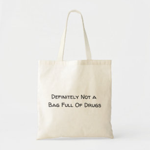 Tote Bolsa de Compras com a Legenda 'Definitivamente Nã