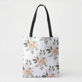Tote Bolsa de Compras com Estampa Floral