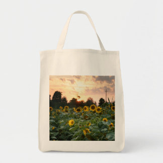 Tote Bolsa de compras de girassol
