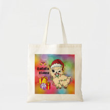 Bolsa de Compras do Llama de Natal