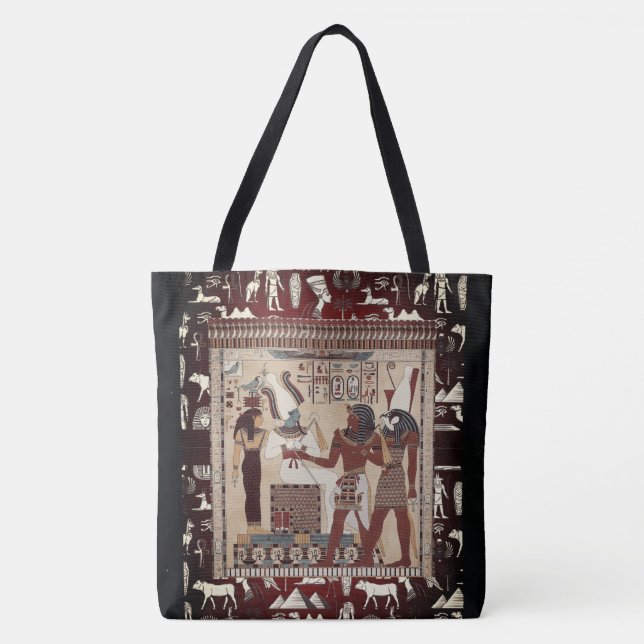 Tote Bolsa de Compras Estilo Egípcio (Frente)