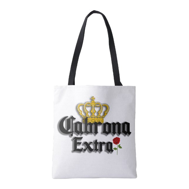 Tote Bolsa de compras extra cabrona (Cabrona extra shopping tote bag)