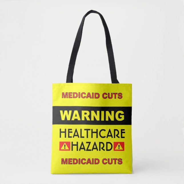 Tote Bolsa de Compras Healthcare Hazard™ (Frente)