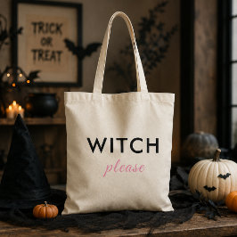 Tote Bolsa de compras moderna de Halloween 'Bruxa, por