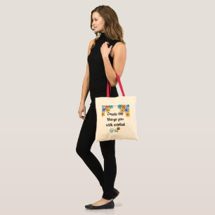 Tote Bolsa de compras para amantes de artesanato