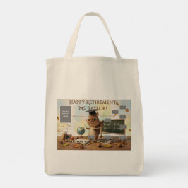 Tote Bolsa de Compras para Aposentadoria de Professora