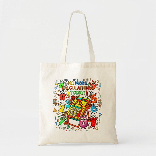 Tote Bolsa de compras para resolução de problemas de ma (Frente)