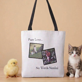 Tote Bolsa de Compras Personalizada Amante de Animais d