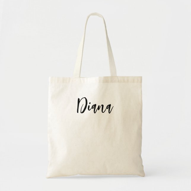 Tote Bolsa de Compras Personalizada, Bolsa de Lona, Nom (Frente)