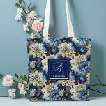 Tote Bolsa de Compras Personalizada Chic Flores Brancas<br><div class="desc">✅ Para encontrar itens correspondentes,  procure 130B em minhas coleções ✅</div>