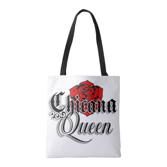 Tote Bolsa de compras rainha Chicana (Chicana queen shopping tote bag)