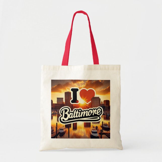 Tote Bolsa de Compras Reflections Baltimore: Hora Doura (Frente)