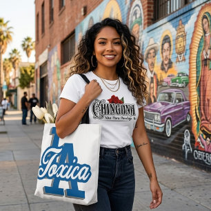 Tote Bolsa de compras reutilizável LA Toxica