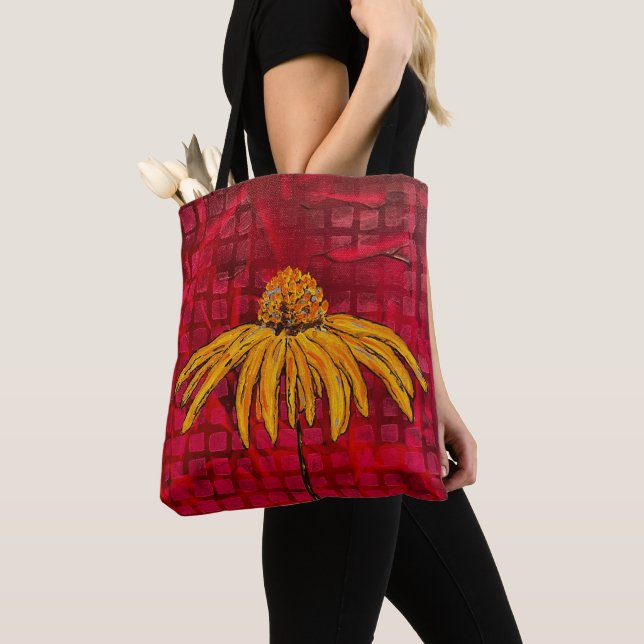 Tote Bolsa de Coneflower (Close Up)