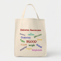Bolsa de conscientização da diabetes