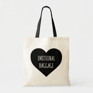Tote Bolsa de Coração da Bagagem Emocional