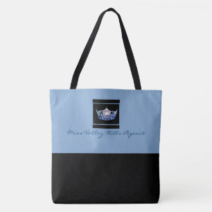 Tote Bolsa de Coroa Personalizada de Cor no estilo da A