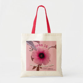 Tote Bolsa de Cranberry Hibiscus