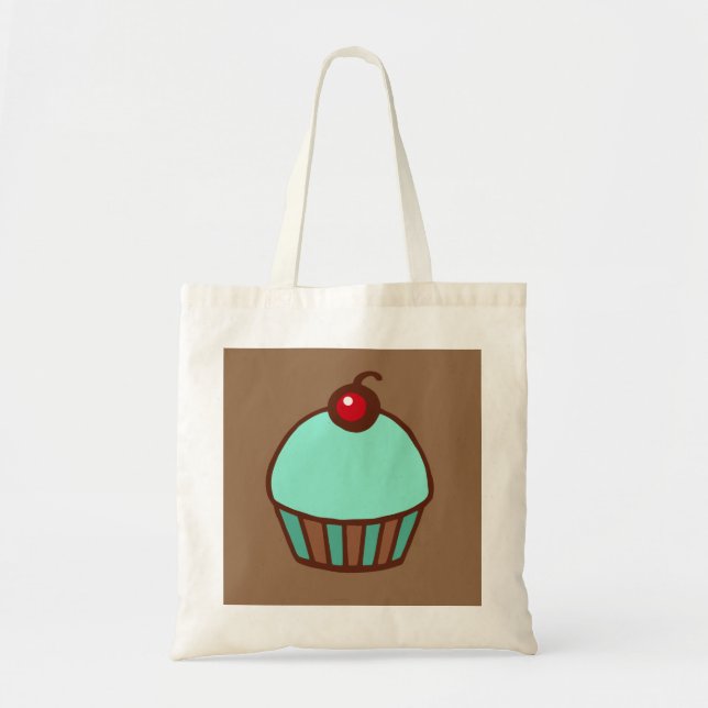 Tote Bolsa de Cupcake (Frente)