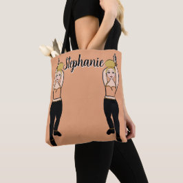 Tote Bolsa de Dançarino Personalizado (Peach)