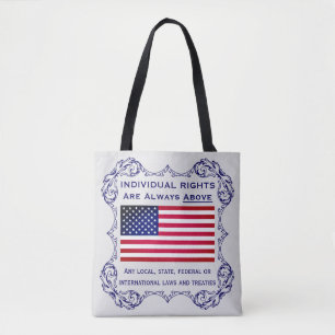 Tote Bolsa de Direitos Individuais (cinza)