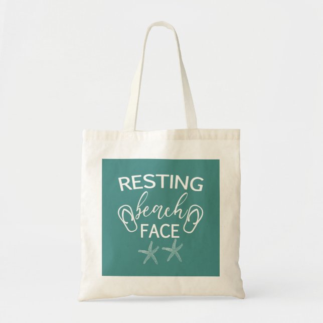 Tote Bolsa de Diversão de Praia de Verão (Frente)