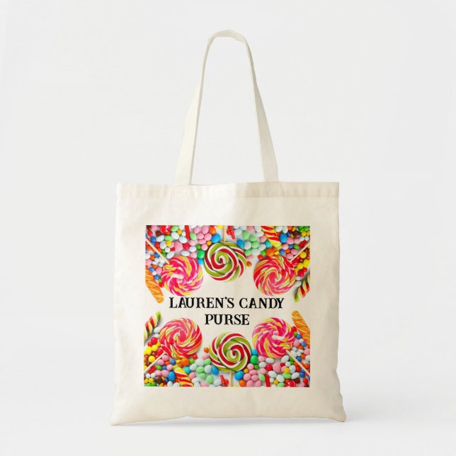 Tote Bolsa de doce do Halloween (Frente)