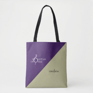 Tote Bolsa de ensaio de lado duplo
