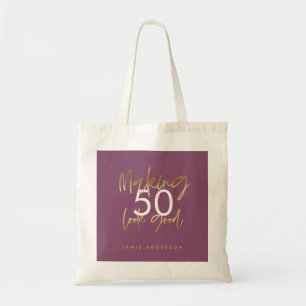 Tote Bolsa de escrip simples de na moda elegante de ani