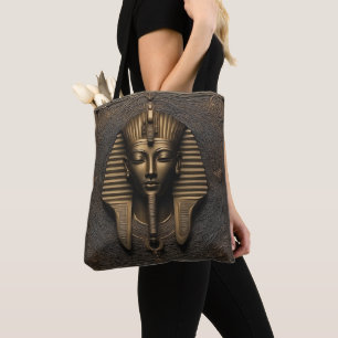 Tote Bolsa de Faraó Místico - Elegância Retroativa Luxu