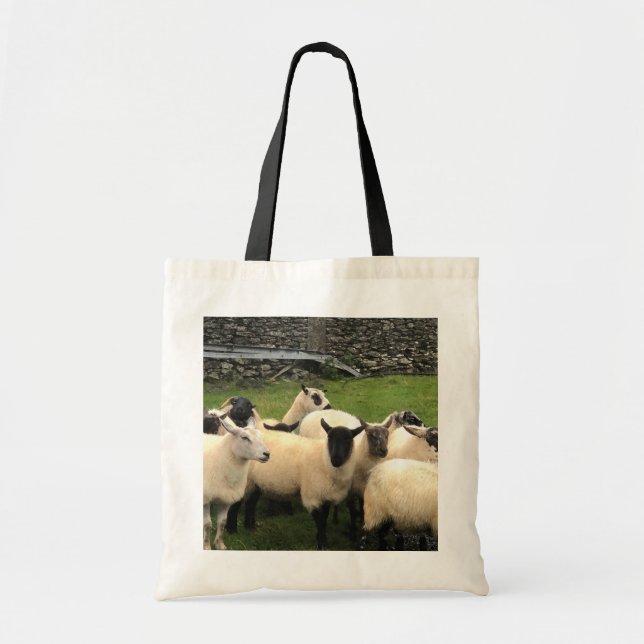 Tote Bolsa de fazenda de ovinos irlandeses (Frente)