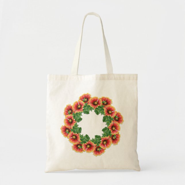 Tote Bolsa de Flor Blanketflower (Frente)
