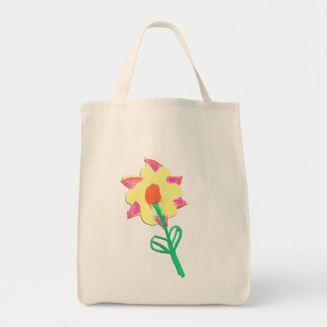 Tote Bolsa de Flor de Jasmin (Frente)