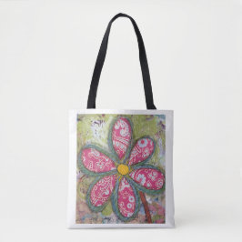 Tote Bolsa de Flor Grande