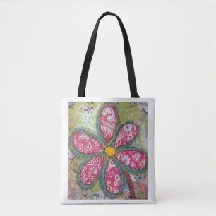 Tote Bolsa de Flor Grande