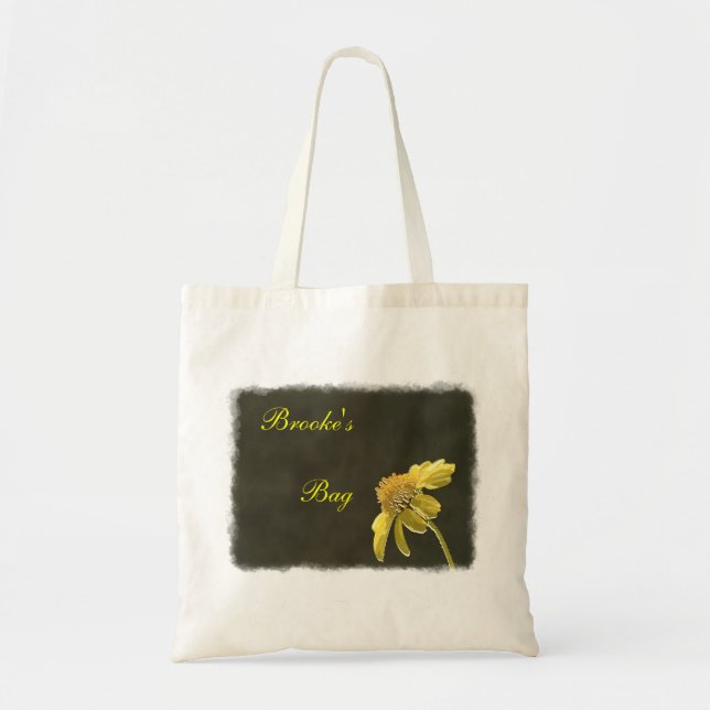 Tote Bolsa de flor selvagem 5 (Frente)
