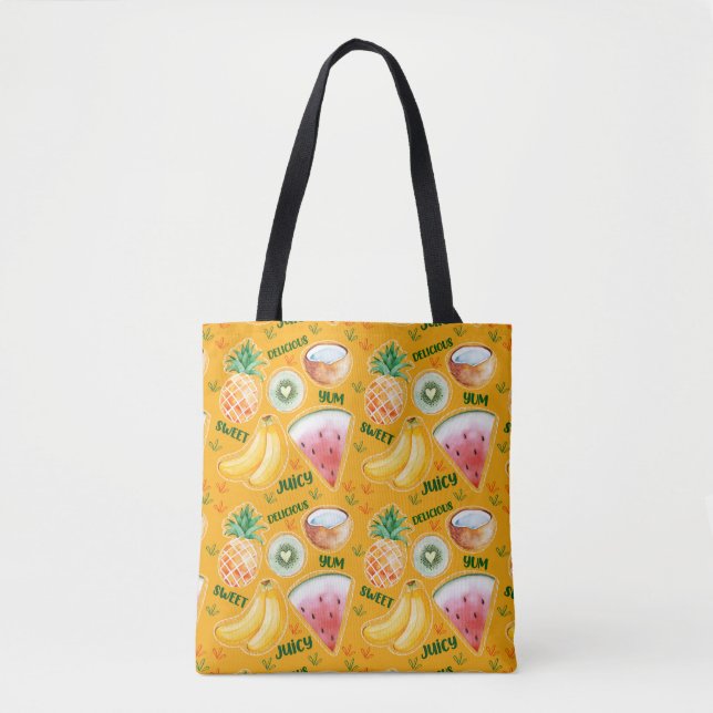 Tote Bolsa de Fruta tropical (Frente)