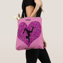 Tote Bolsa de ginástica rosa
