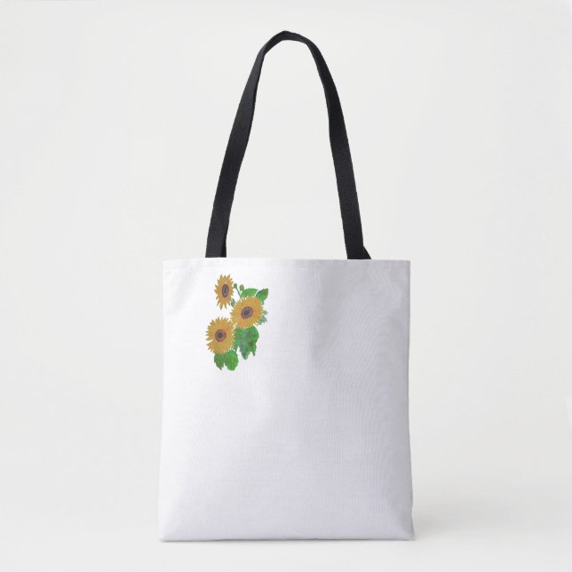 Tote bolsa de girassol (Frente)