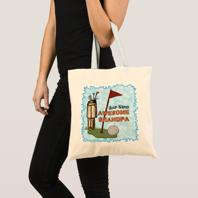 Tote Bolsa de golfe do Avô Incrível (Frente (produto))
