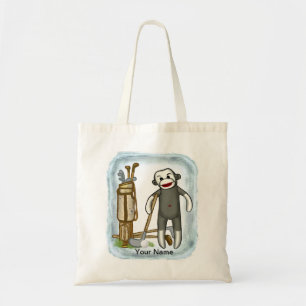 Tote Bolsa de golfe Sock Monkey