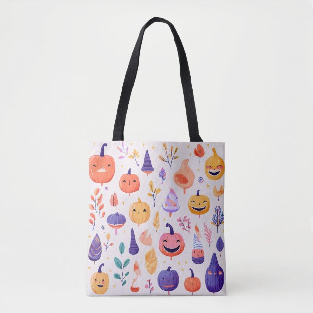 Tote Bolsa de Halloween Adorável | Excelente para todas (Frente)