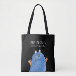 Tote Bolsa de Halloween Personalizado de Monograma Mono