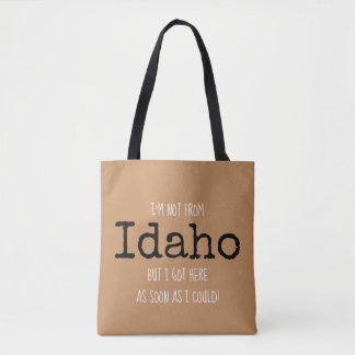 Tote Bolsa de Idaho State Bag Souvenir personalizado