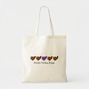Tote Bolsa de Imprensa Purple Turkey